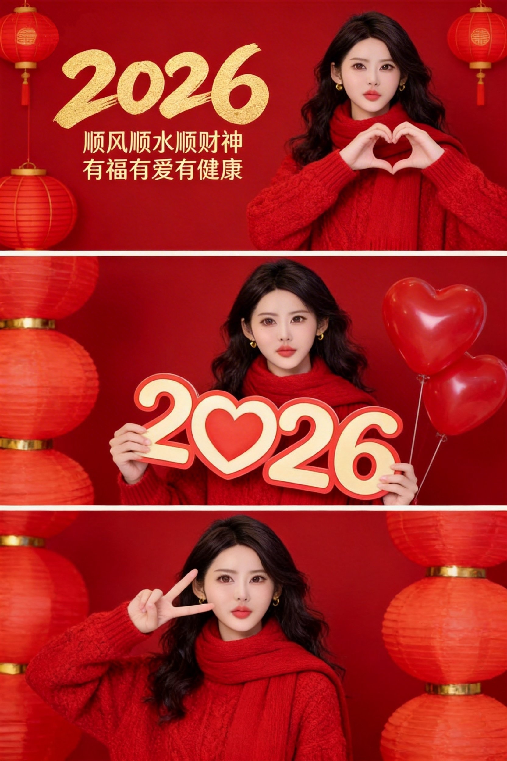 财神到，好运到，升职发财双响炮；财神到，富贵到，金玉满堂吉星照；财神到，祥瑞到，