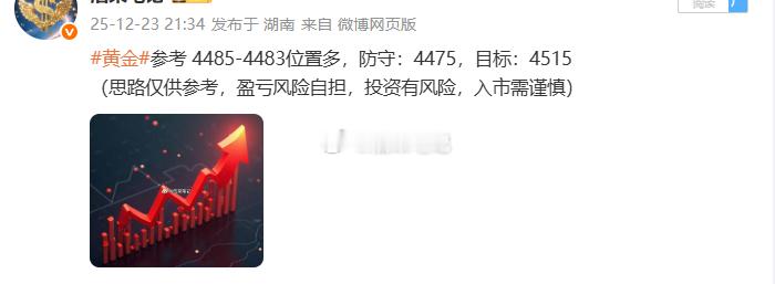 黄金4484位置多，现行情报价4490位置多单顺利浮盈60个点，日内第三单继续盈