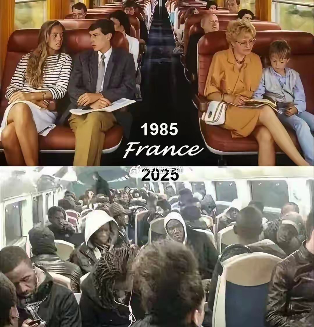 40年前的法国vs现在的法国 