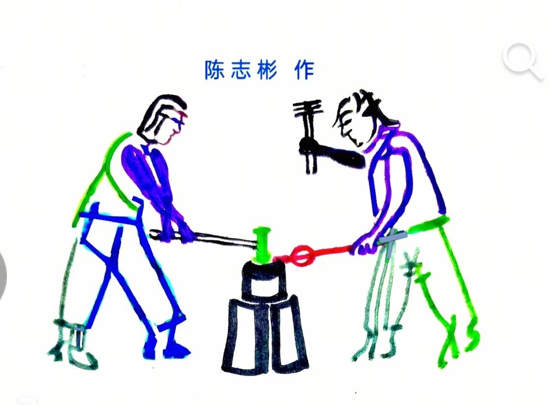 〔看图猜字〕图中画面隐藏几个字。作者太有才了！造型挺别致。有欣赏价值。你能看出来
