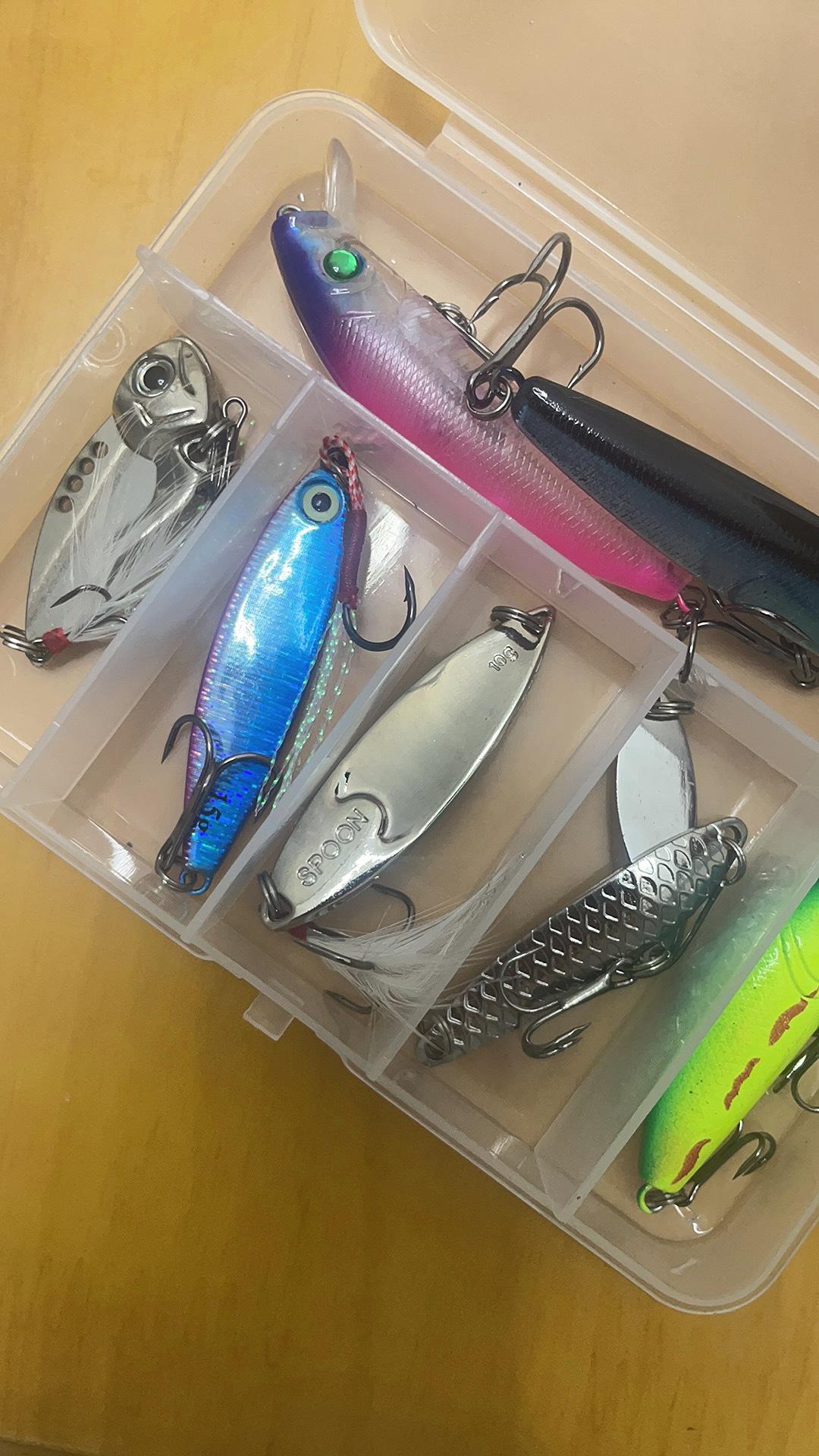 去年由于身体原因没怎么去玩，今年感觉好多了，又买了一点路亚饵，过两天暖和了就可以