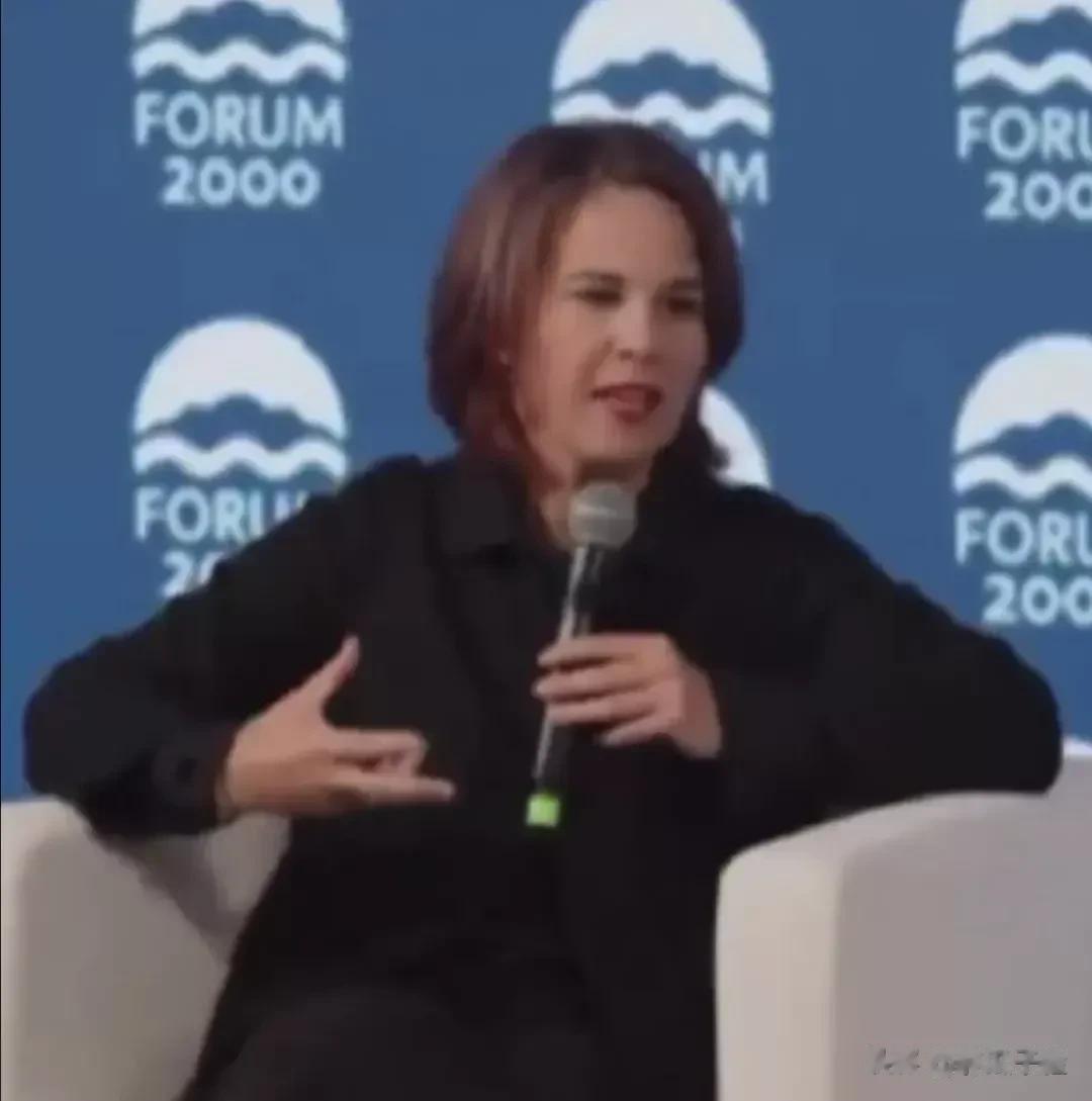 身兼多职的德国外长贝尔博在一次采访中表示：“无论我的德国选民怎么想，无论他们的生