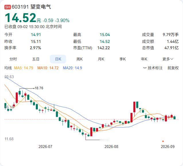 望变电气2.26亿定增正式落地。本次新增股份1949.32万股已在中登公司完成登