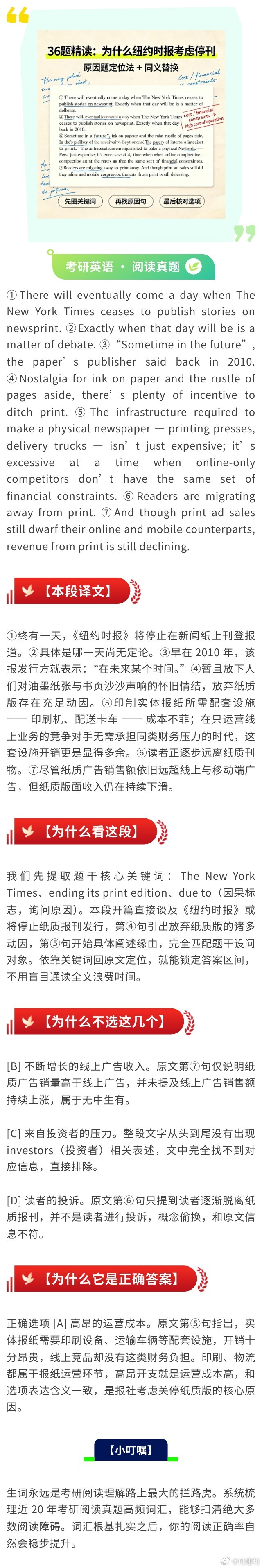 跳出考研阅读失分陷阱：精准定位原文依据 