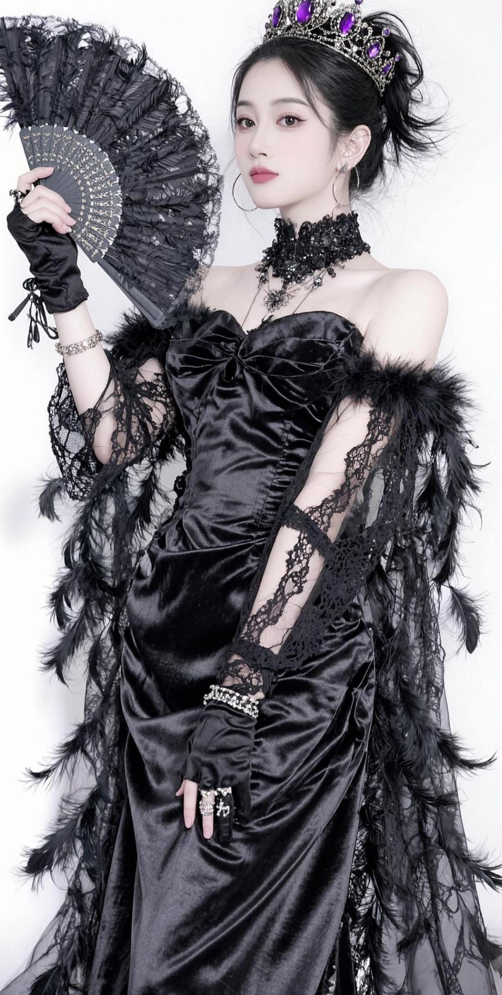 AI暗黑羽饰照 抖音ai创作 抖音玩法合伙人计划