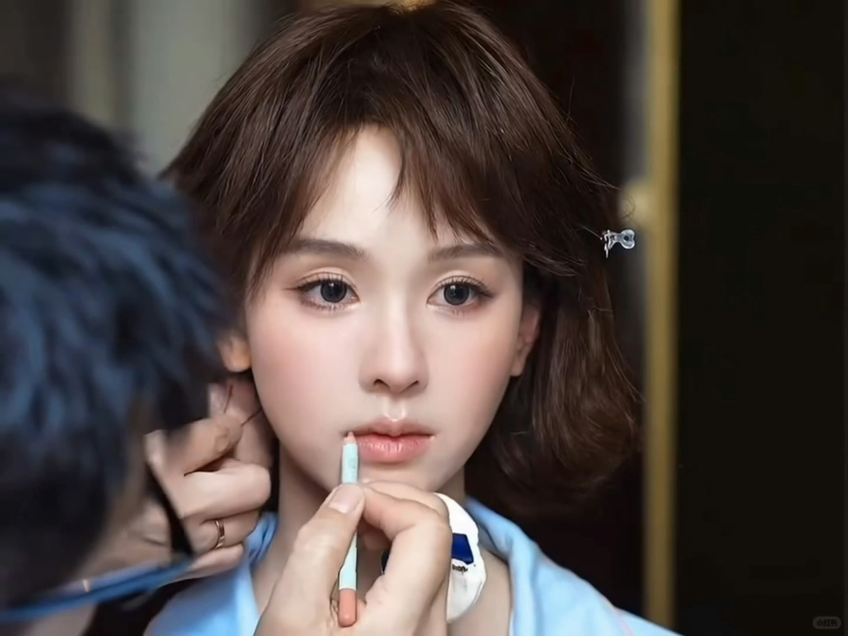 【陈都灵】蓝眼睛的小兔叽☺️ 