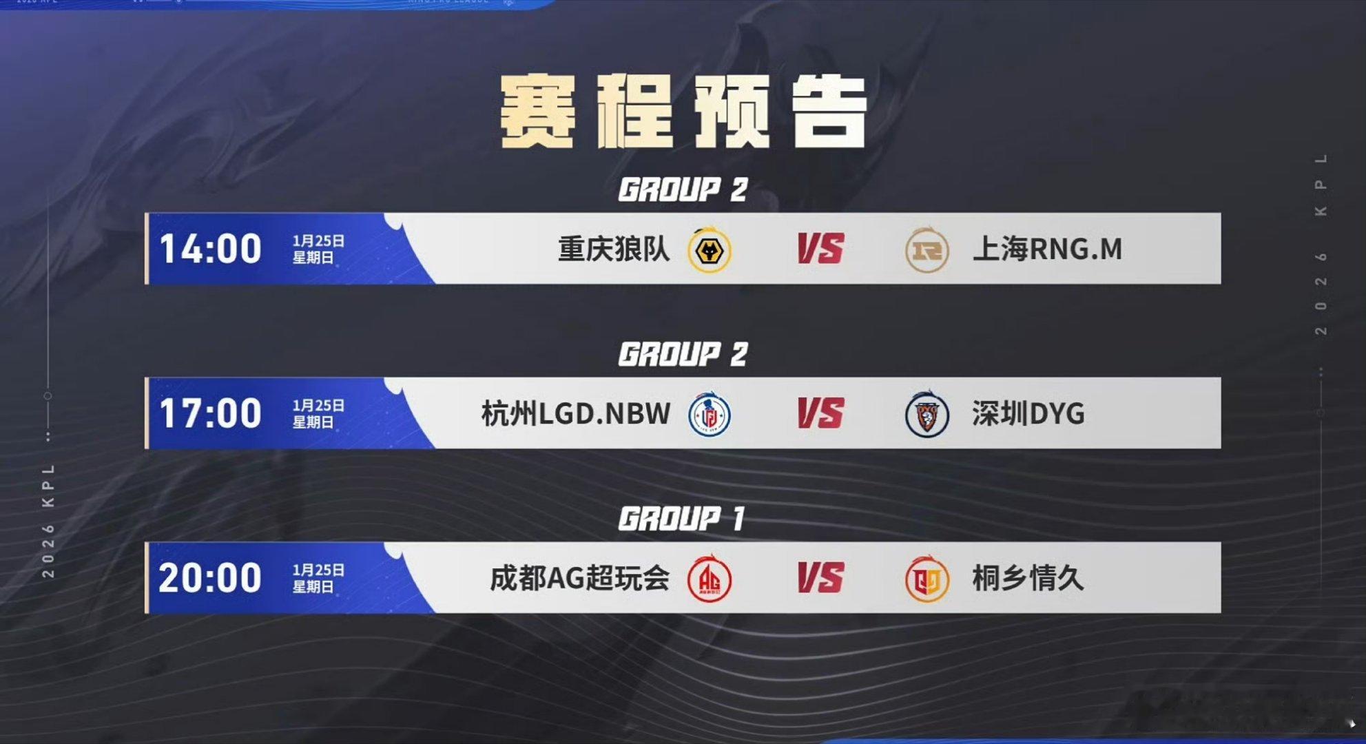 第二周最后一个比赛日瓜友们早安 