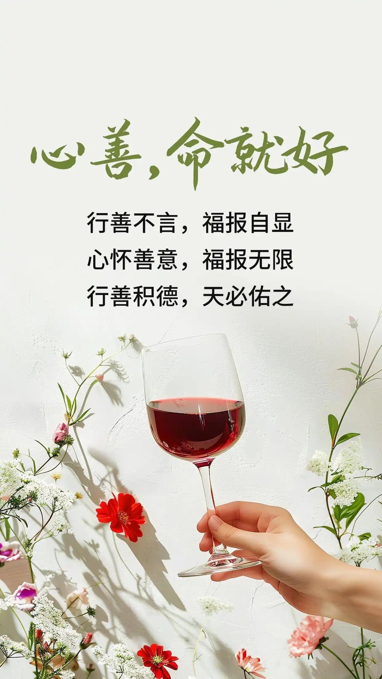 早安人这辈子，如果心里始终装着善意，手上常有善举，生活就会安稳踏实。善良是一种力