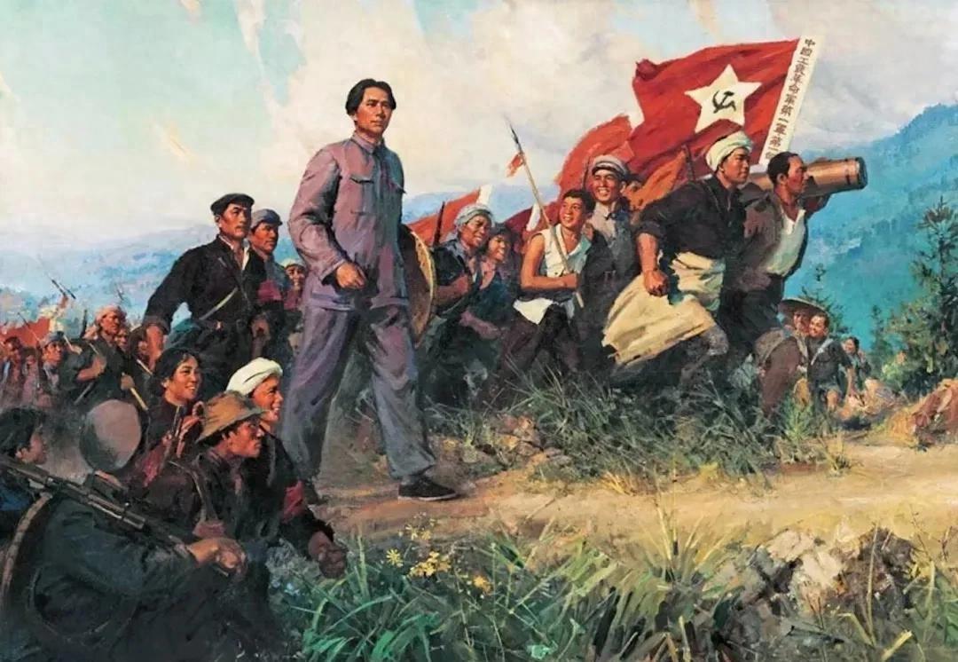 老兵油子误把毛主席当普通人，让其帮忙挑担，毛主席一句话令杨立三当场吓得不敢动弹