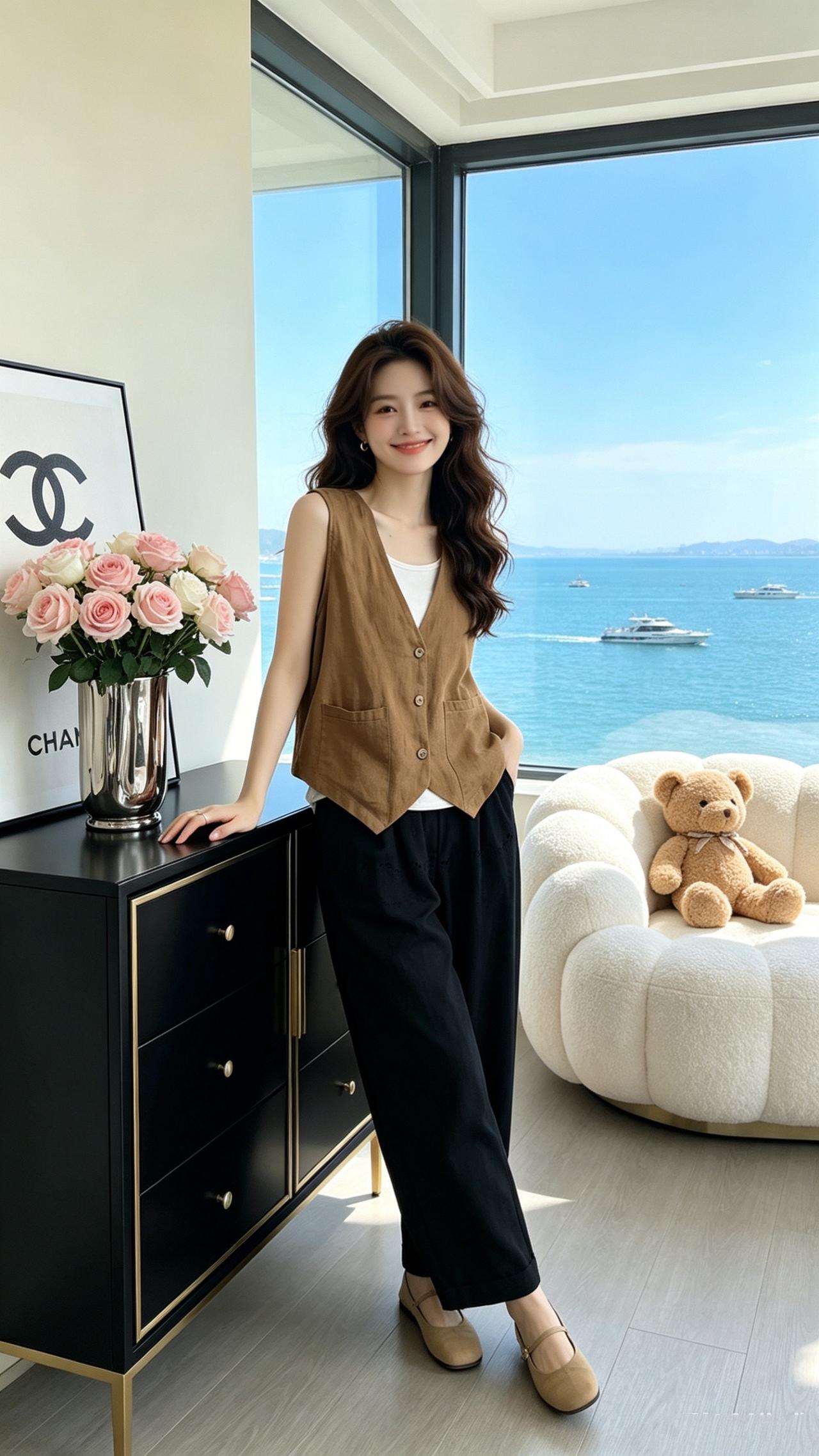 无袖马甲 休闲百搭 洋气上档次 谁穿谁好看