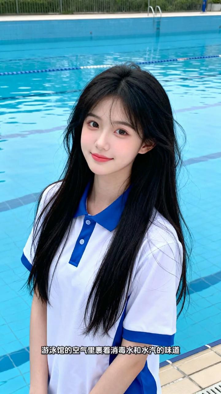 夏日的午后，游泳馆的空气里裹着消毒水和水汽的味道。我靠在泳池边的瓷砖上，百无聊赖