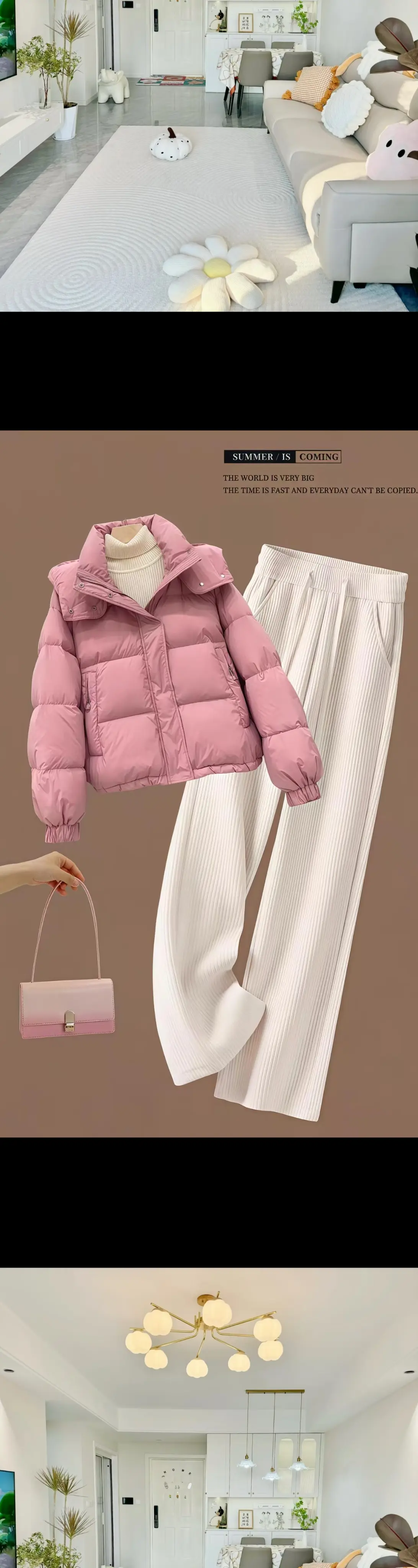 新年就要穿新衣！宝子们，这款时尚小短款棉服简直美炸了，连帽设计，保暖又...