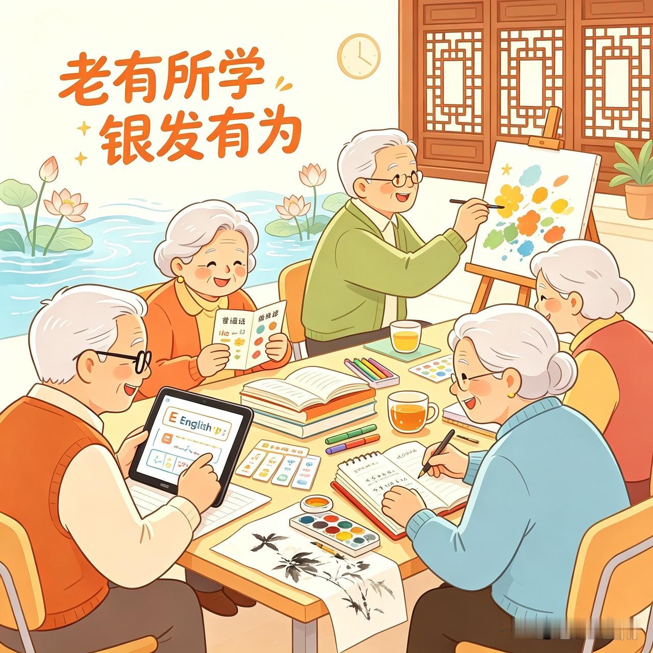 银发也“内卷”

都说现在各个年龄段都卷，从幼儿园就开始了，小学生，中学生，高中