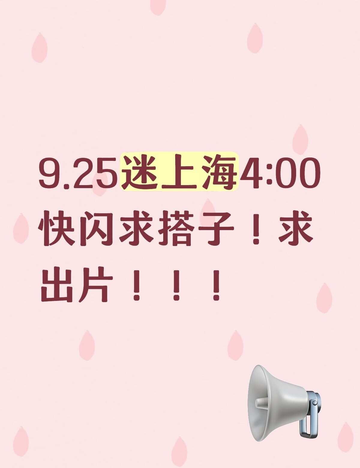 9.25迷上海4:00快闪求搭子！求出片！！！快闪 straykids
