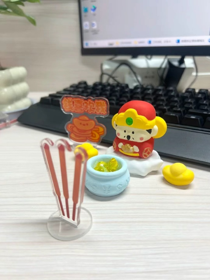 同事在上进和上班之间选择了上香 