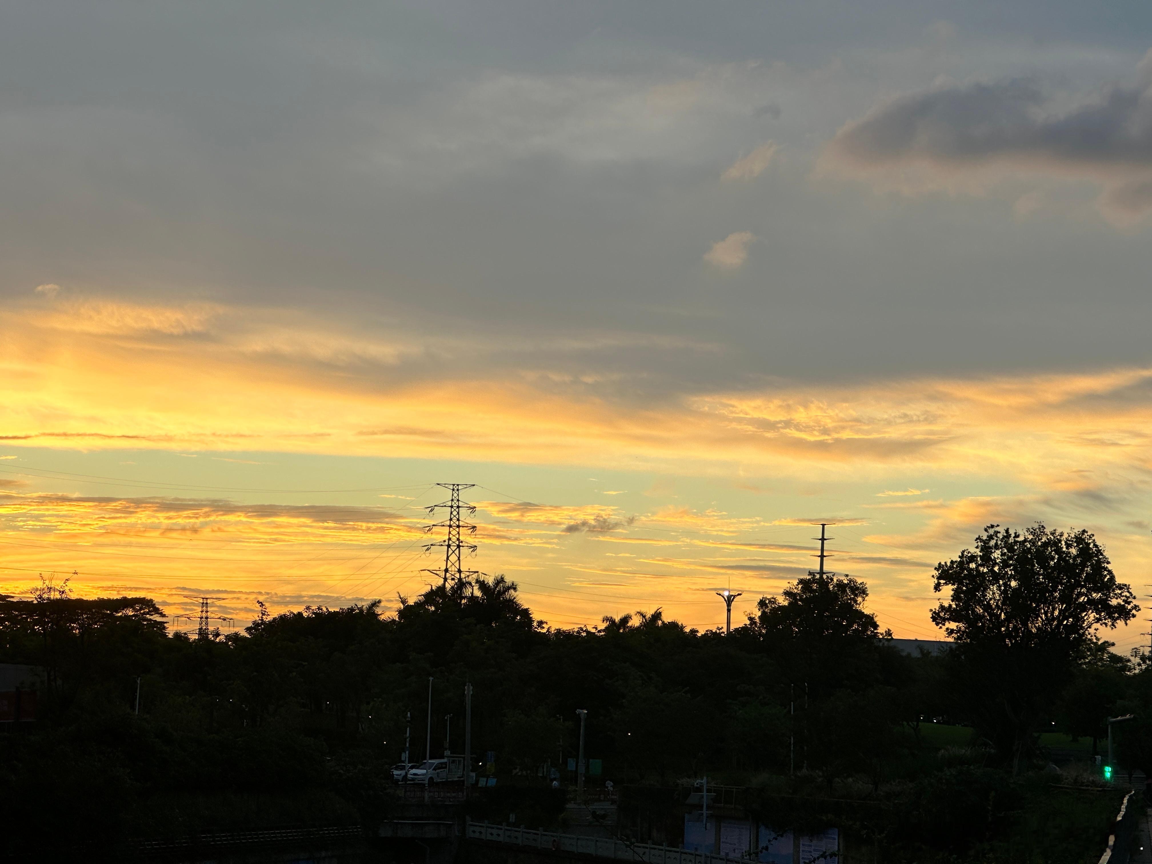 今天的晚霞🌇 ​​​