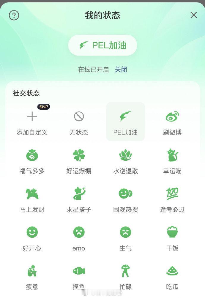 今日主线任务：为PEL加油！！