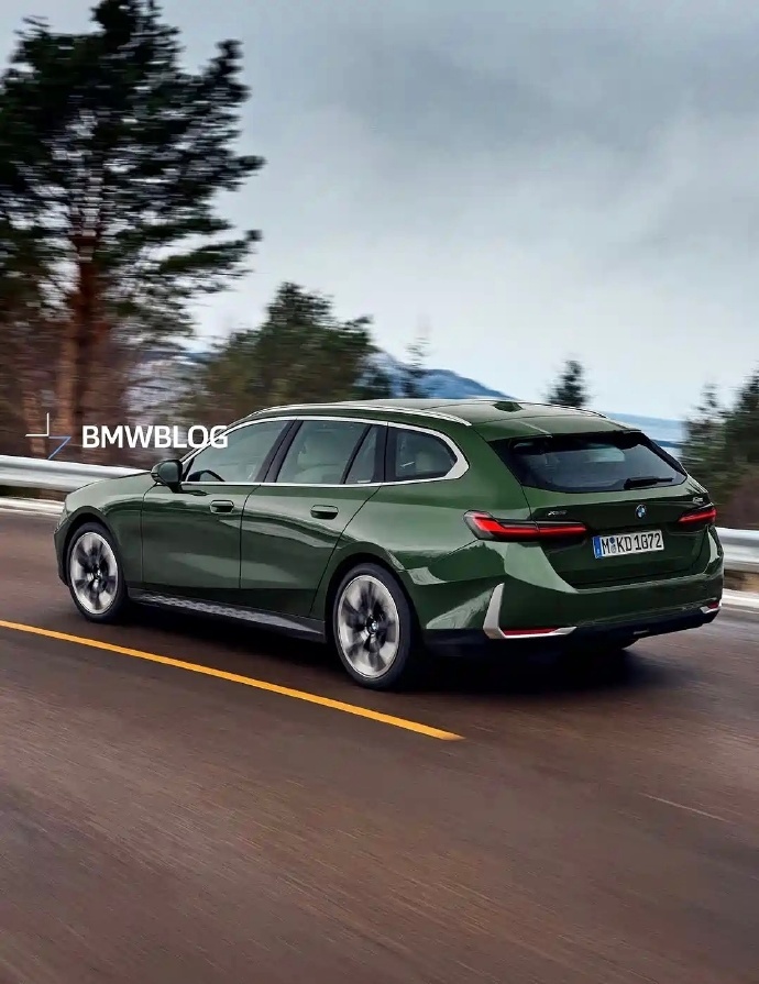 汽车 车圈驾到 | 近日，外媒曝光全新宝马5系旅行版渲染图。据悉，新车将会对外观