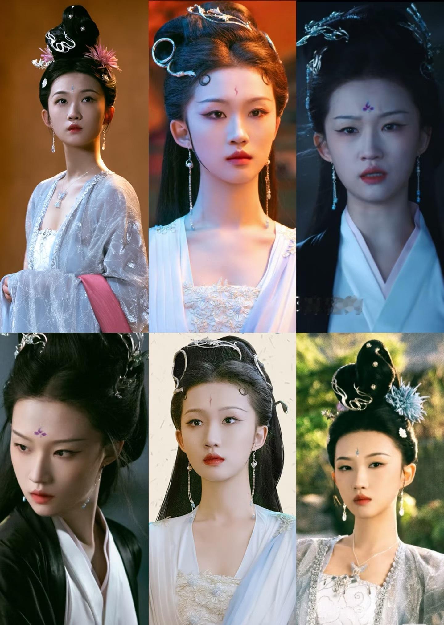 这部剧妆造算她的人生角色了，演蛇公很对味呀 ​​​