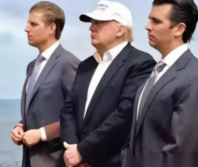 真是“有其父必有其子”，就在特朗普在全世界耀武扬威的时候， his两个儿子直接拿