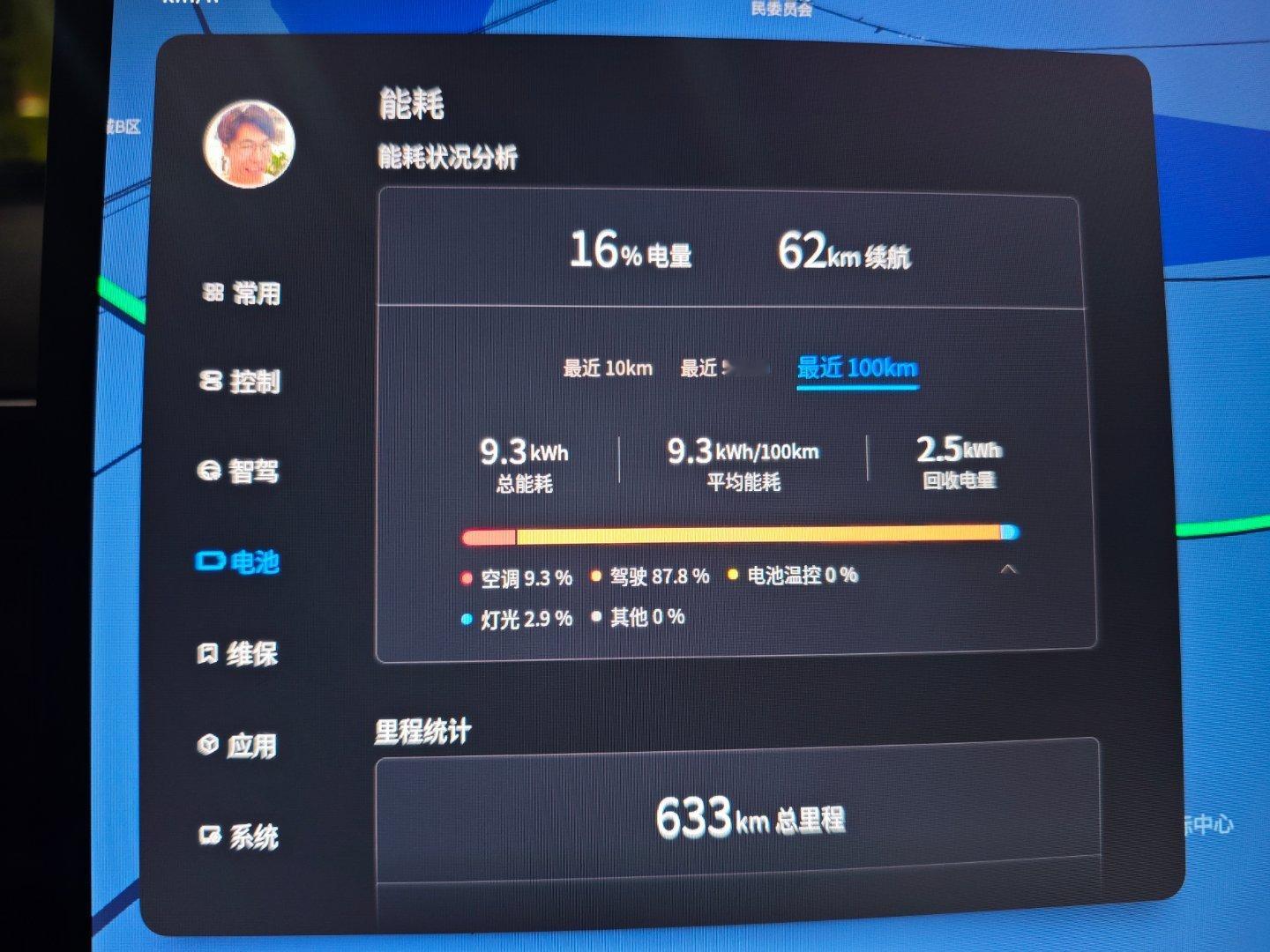 小鹏MONA M03长续航版百公里总能耗9.3kWh，其中空调还占了9.3%，什