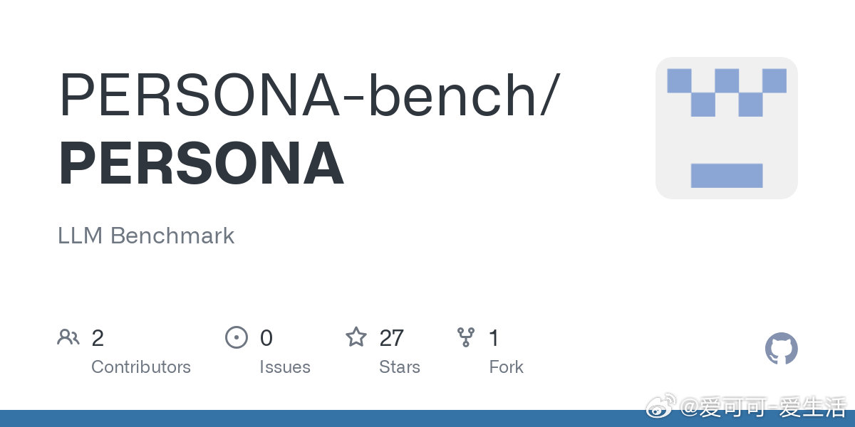 【[27星]PERSONA-bench/PERSONA：一个专注于个性化对话基准