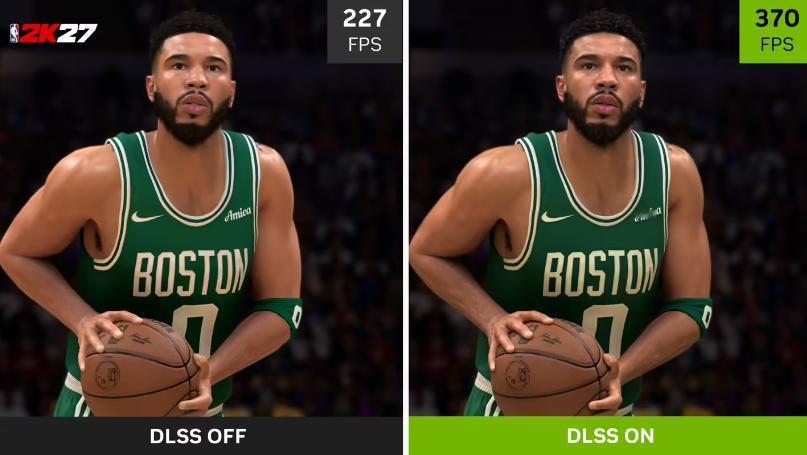 英伟达官方今天发布 DLSS 5 技术，首发支持游戏有《NBA 2K27》，支持