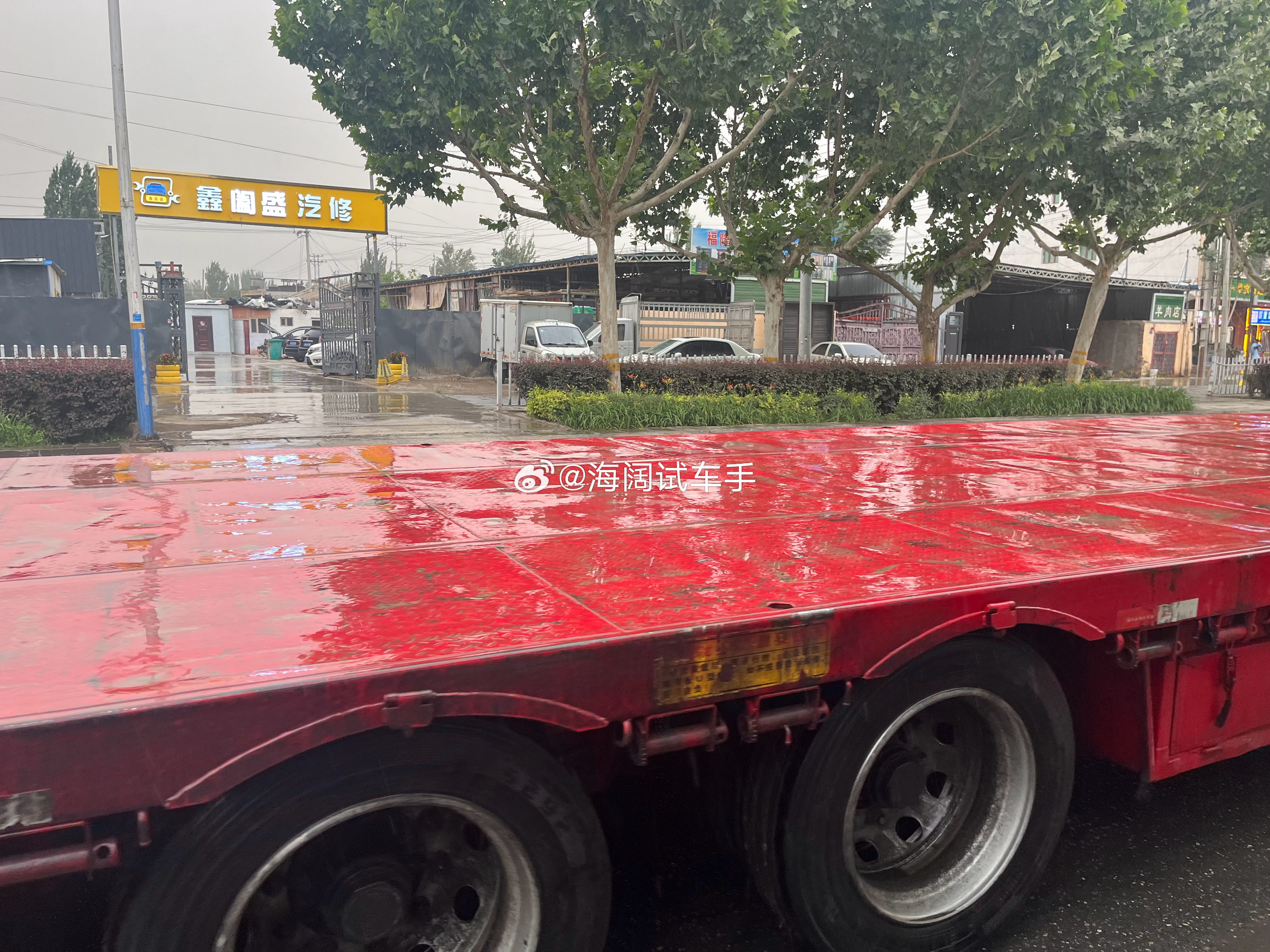 下雨了沙尘暴瞬间就没了～海阔试车超话 和田