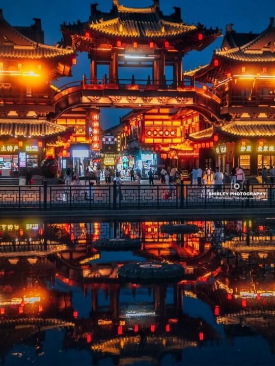 日落后的大同杀疯了❗️别浪费在古城的每一晚