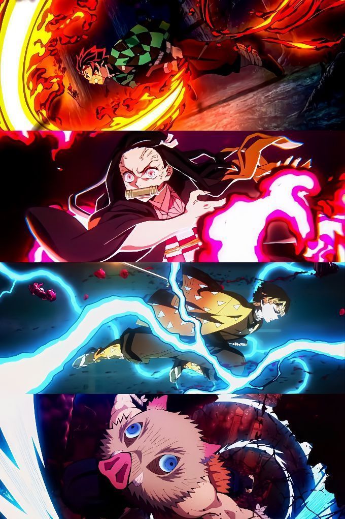 #鬼灭之刃[超话]##鬼灭之刃# 四小只 ​​​