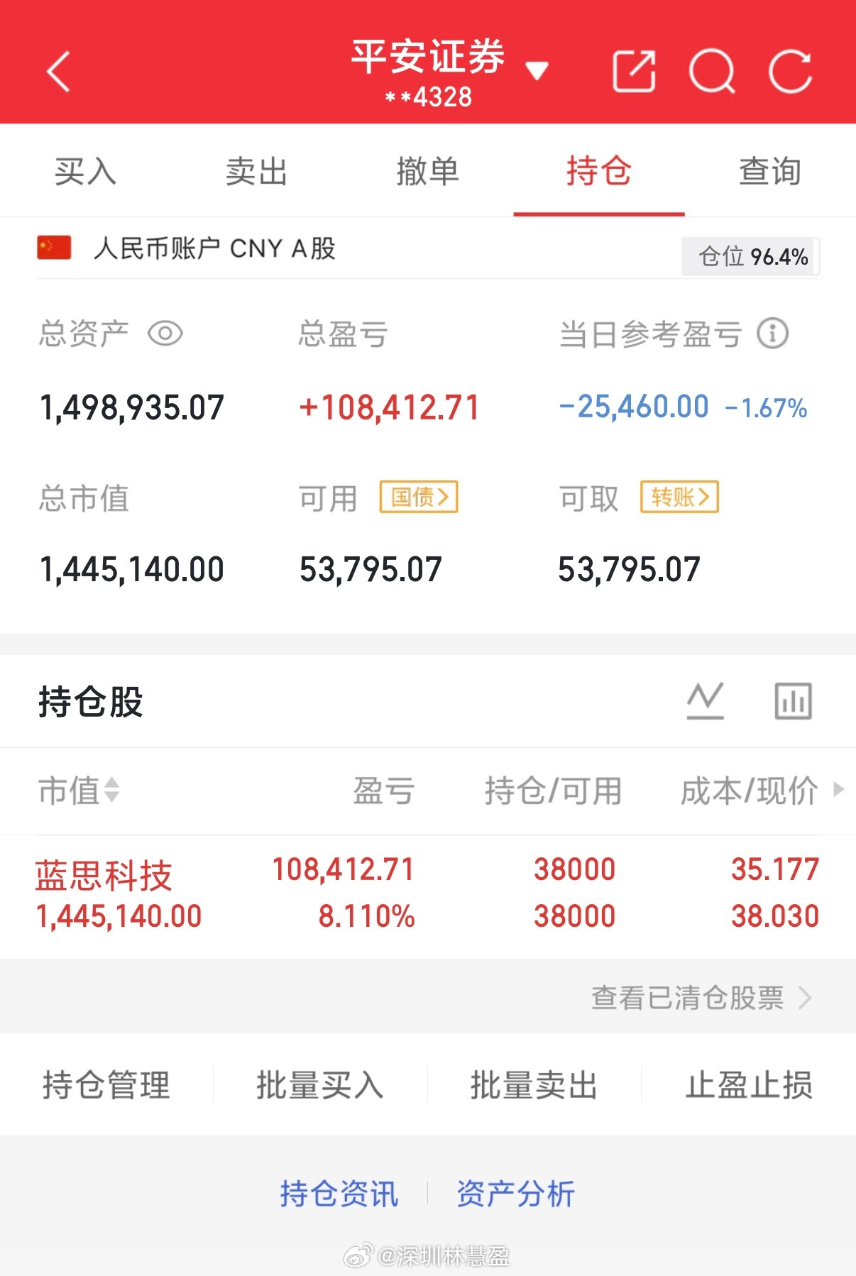 坚定持有蓝思科技，耐心蛰伏，静待行情绽放。 