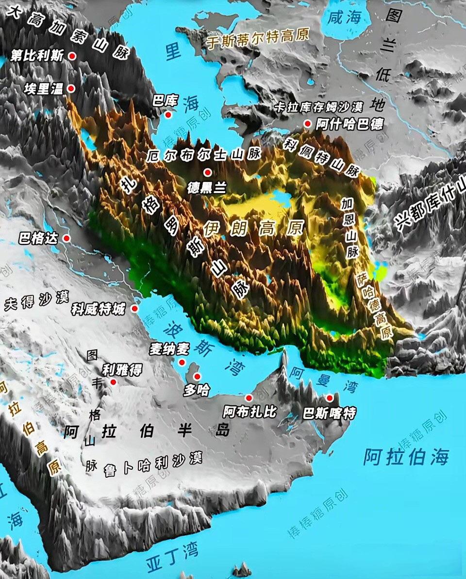伊朗这地形就是帝国的坟墓，“地下导弹城”的深度是钻地弹所达不到的。

所以美国想