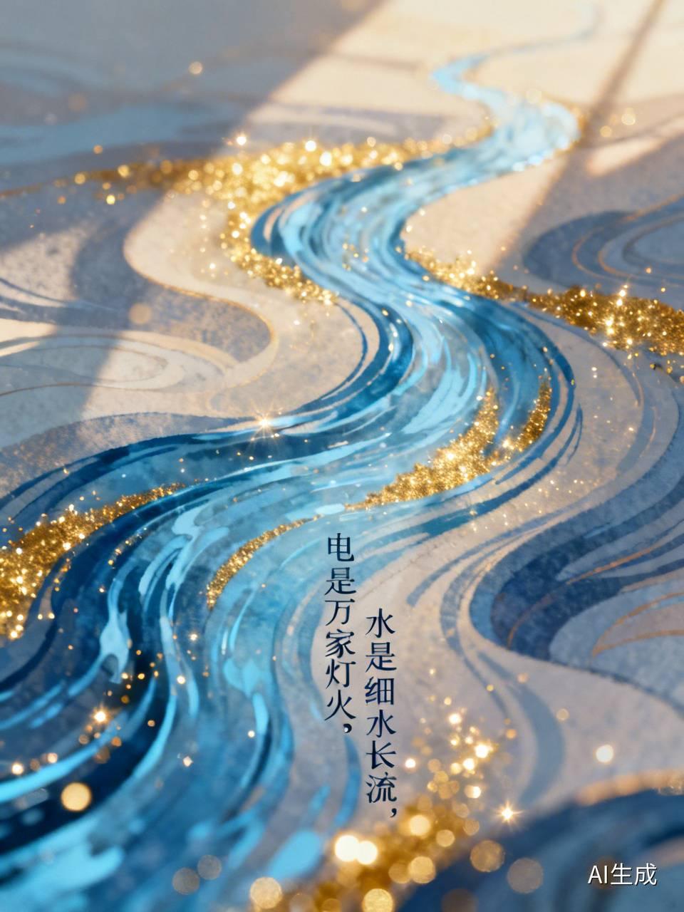 都说“电是万家灯火”，我超认同水是“细水长流”的说法。每天清晨，拧开水龙头，那水