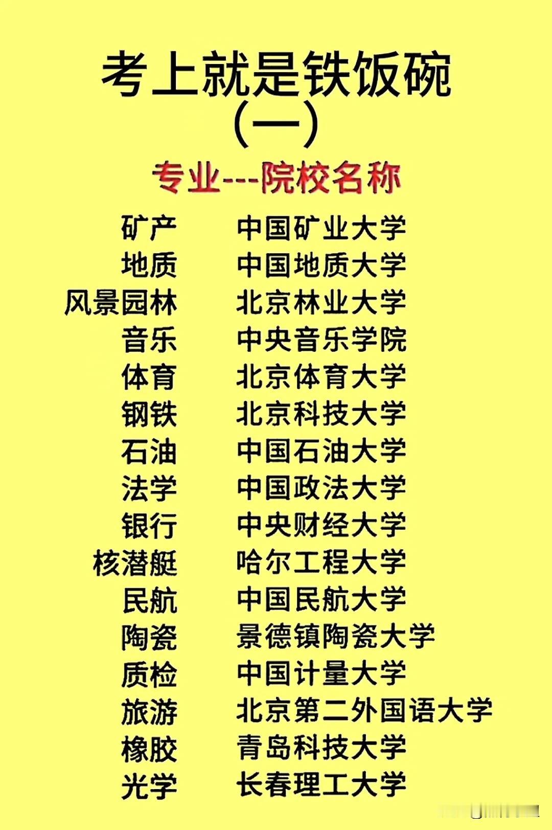 天呐！终于有人将考上就是金饭碗院校和专业全都详细整理出来了！还涵盖怎样考上公务员