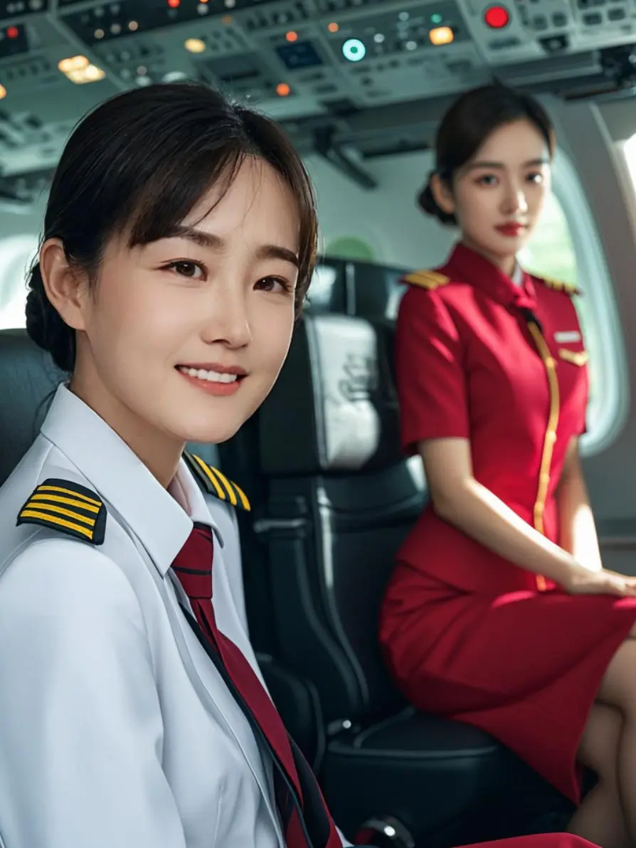 AI空乘俪影 上热门传递正能量