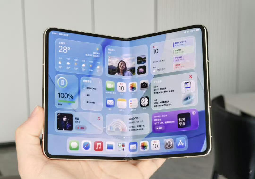 曝折叠屏iPhone试产受阻iPhone折叠屏生产收到阻碍，这类消息不是第一次出