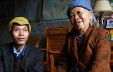 1992年，广西24岁小伙不顾父母反对，执意迎娶71岁白发老太，小伙说：她能满足