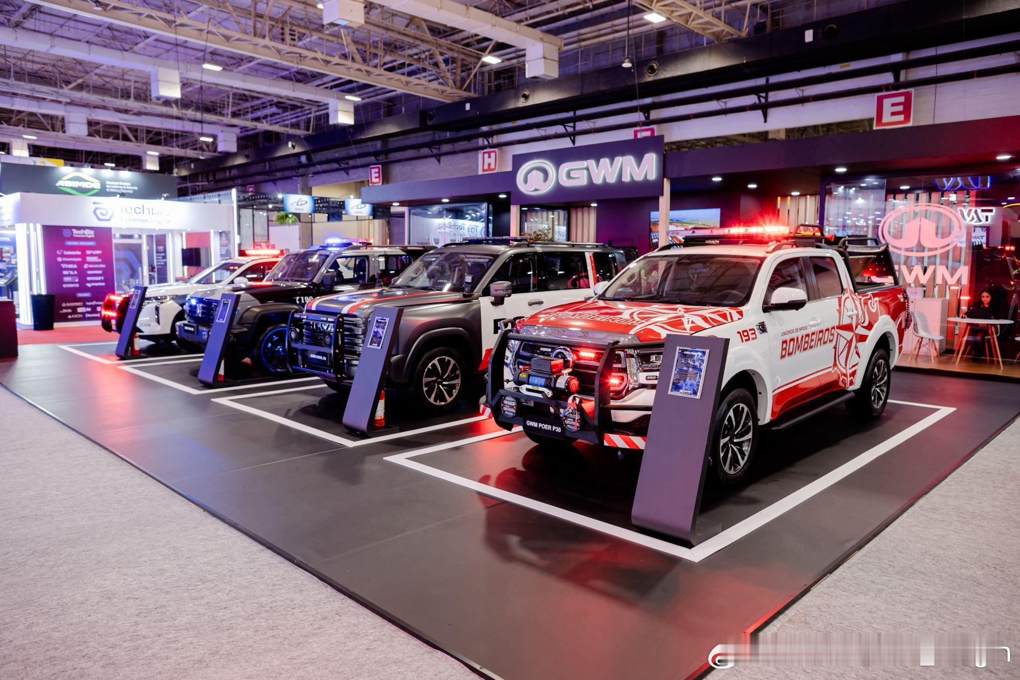 南美汽车市场 长城汽车巴西公司的首次 LAAD 国防与安全展亮相。除了政府机构（