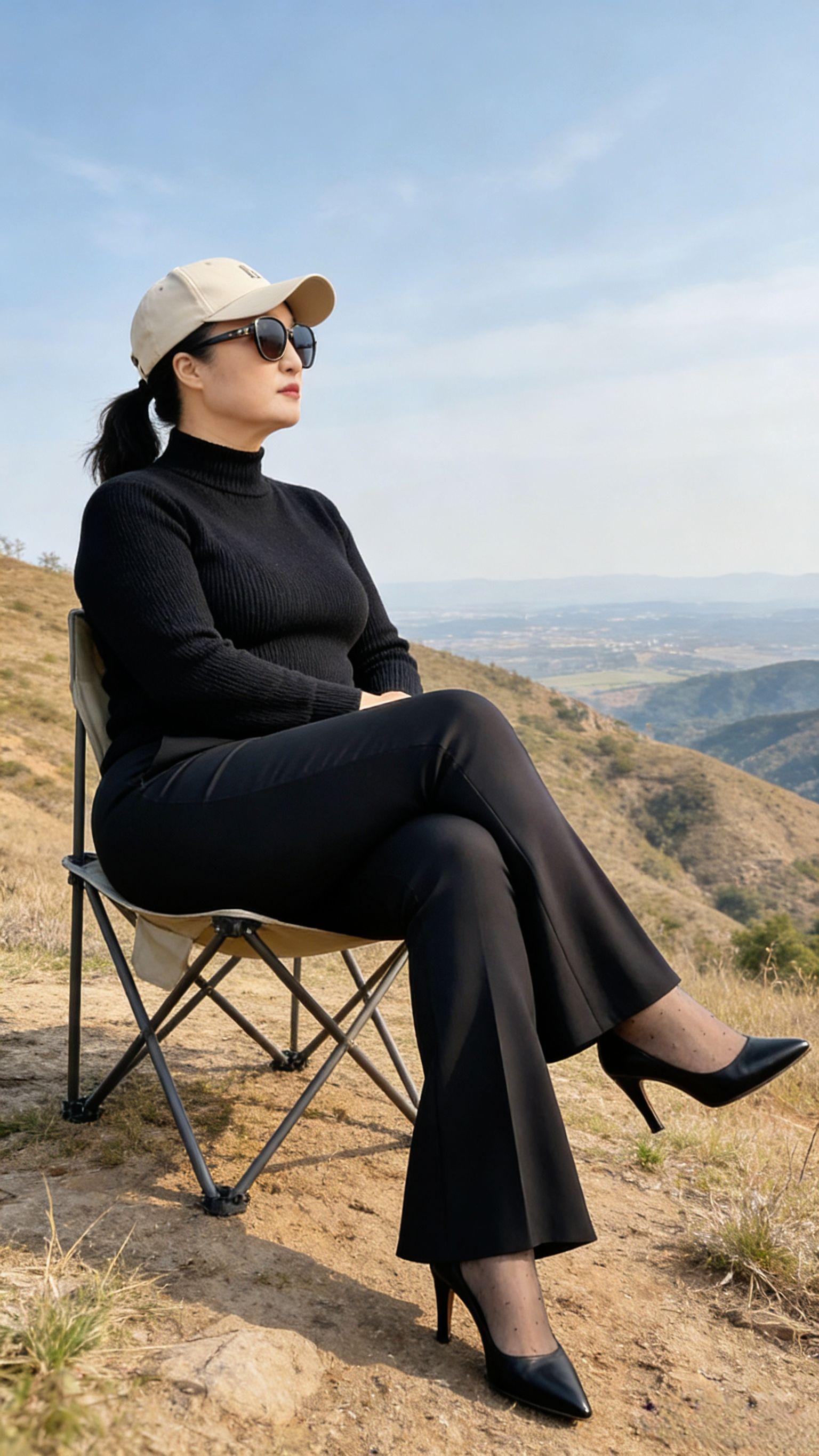 出来走走放松一下心情放飞自我 气质高贵美熟女成熟女人味