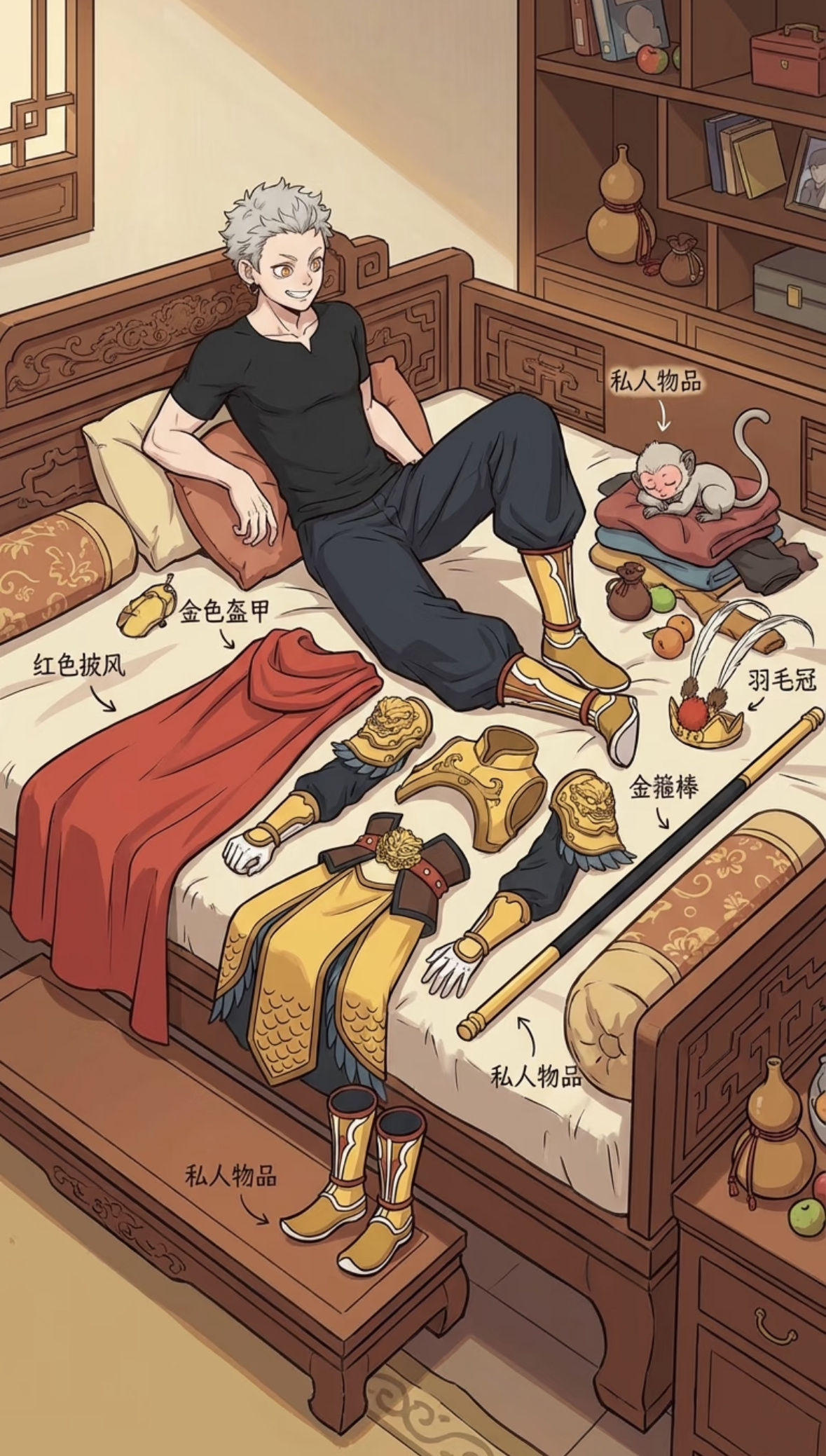 非人哉🐒悟空 卧室像素级拆解2025动漫嘉年华动漫点评团海外动漫名场面