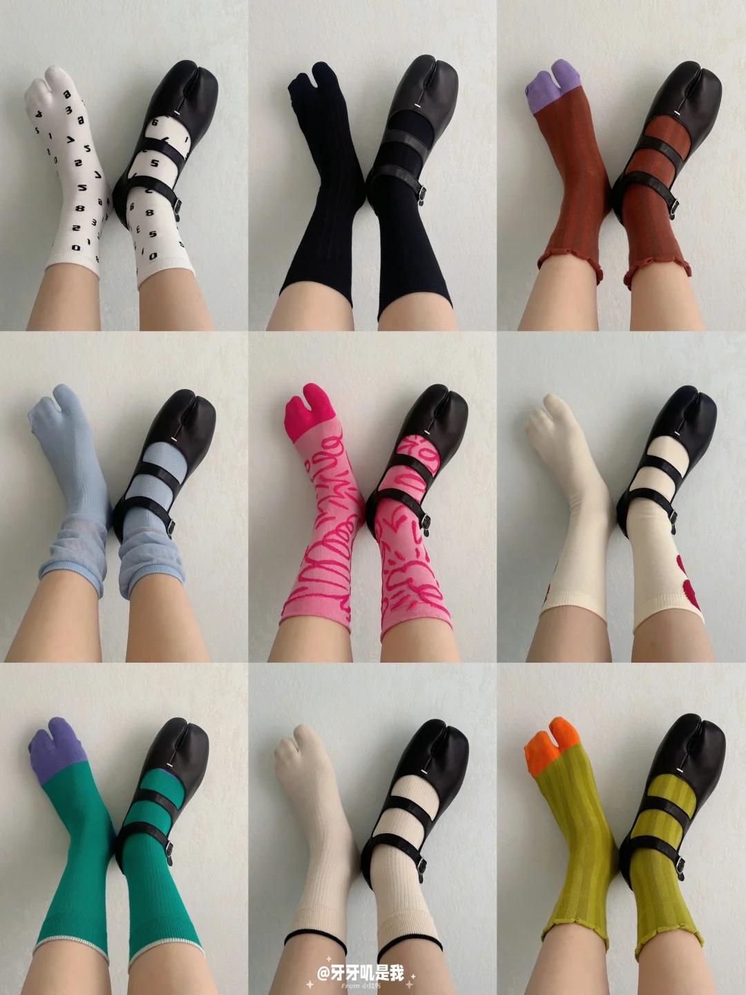 袜子合集|属于𝑡𝑎𝑏𝑖*分趾袜的夏天🐙