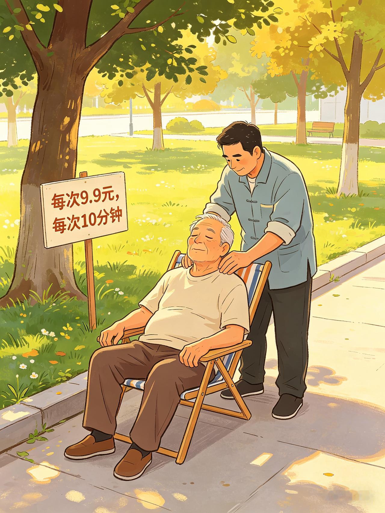 保定菜市场旁惊现“9.9元按摩摊”：10分钟解压，按摩师也卷上街头了？
 
去天