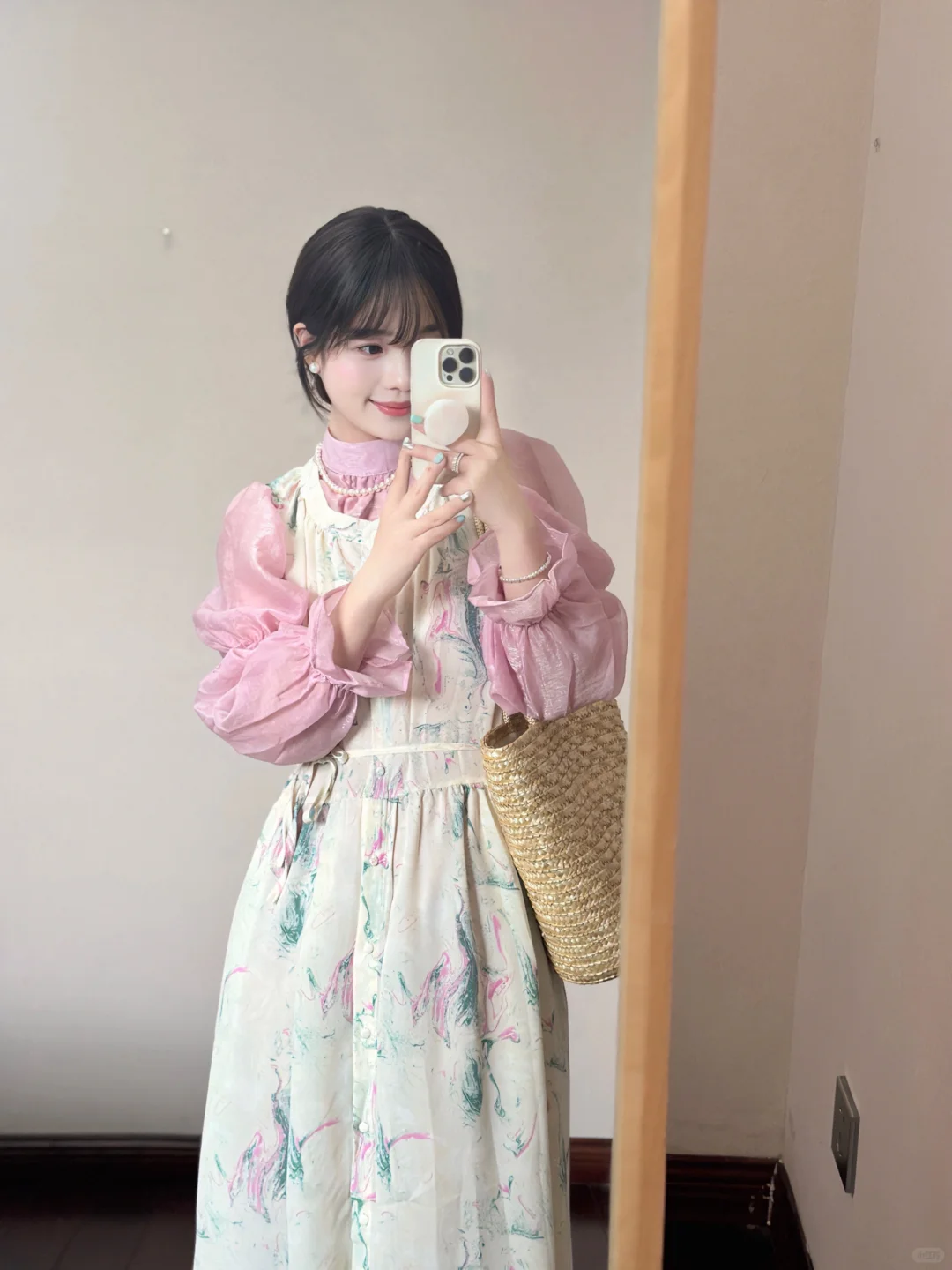 春日复古油画感小裙子～