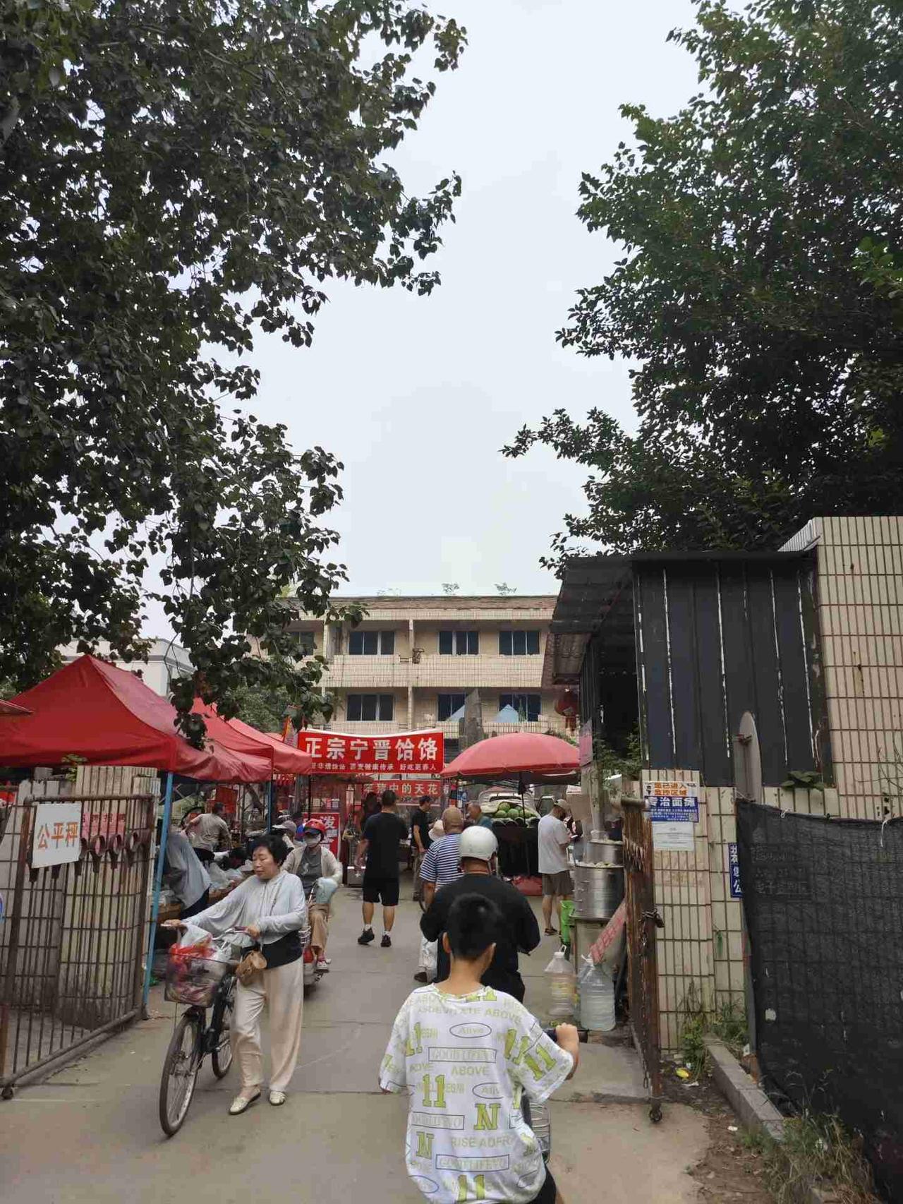 早就被各路朋友安利西三庄早市，心心念念许久，终于抽空前来打卡。早市藏在废弃老厂区