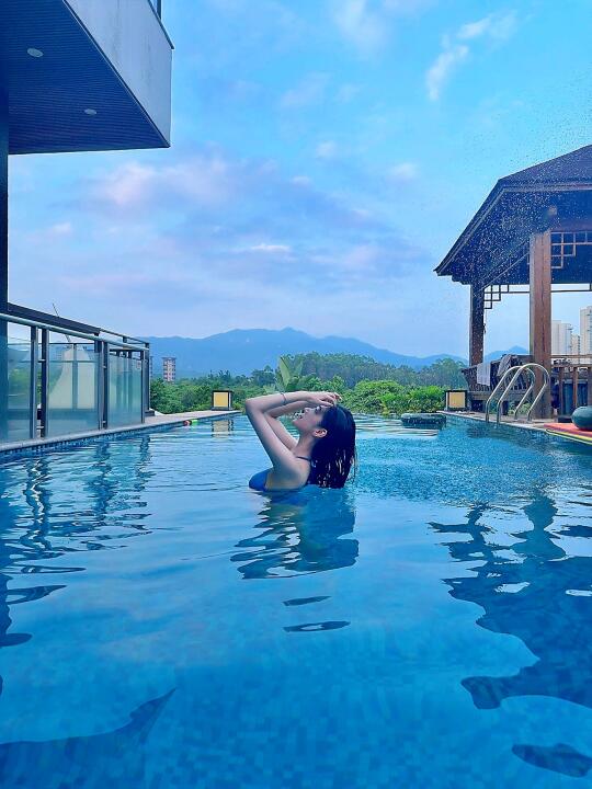 厦门周边🏝️｜有山有海的泳池真的很加分～