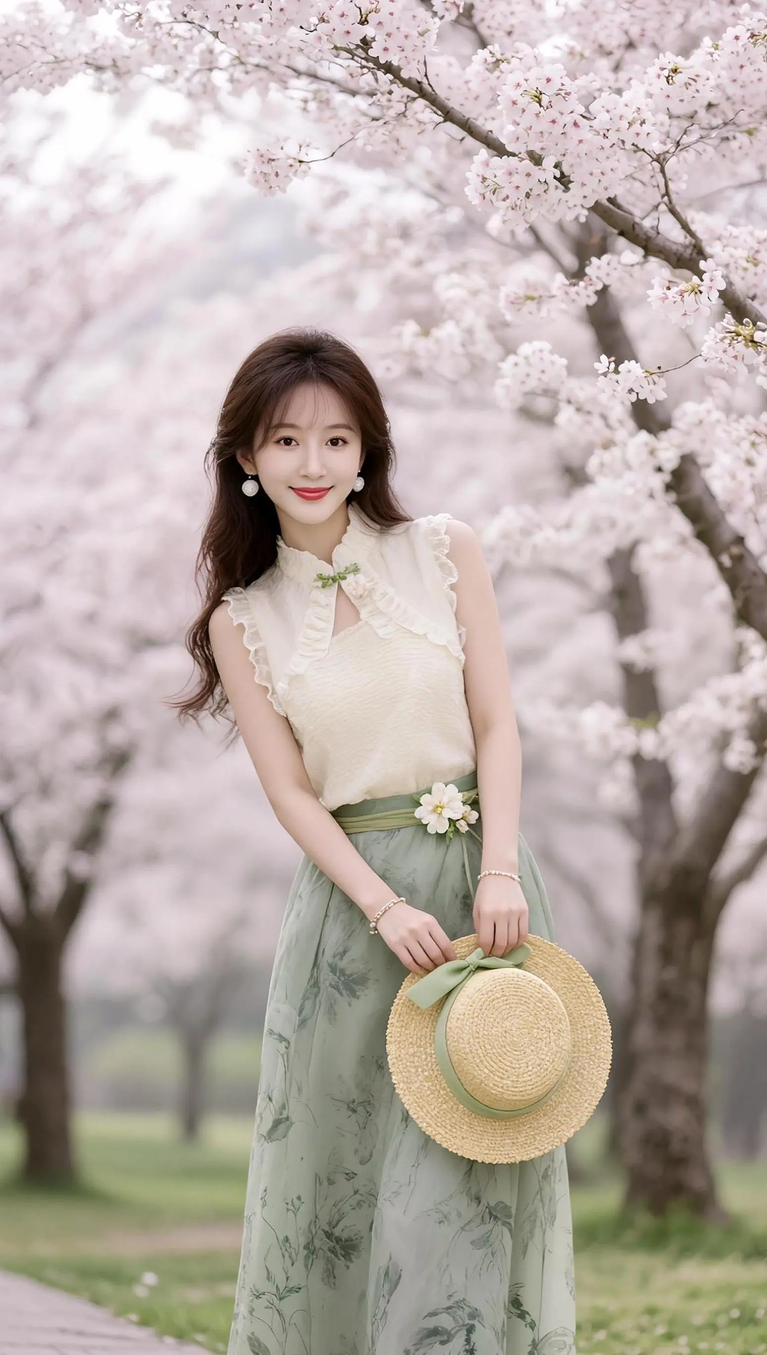 AI春日樱花写真 随变ai随便玩