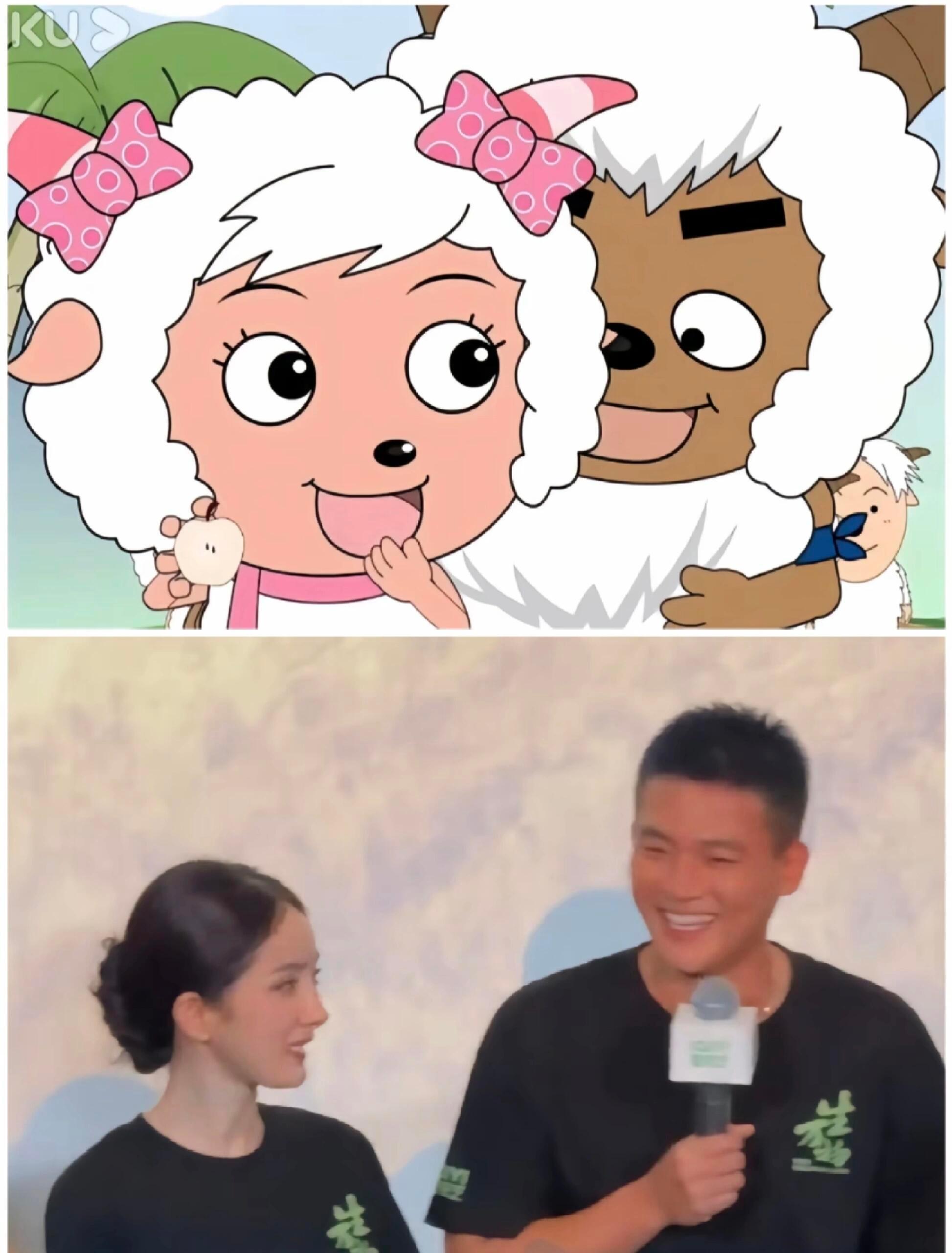 生万物 网友啥图都有美羊羊和沸羊羊出来了！[笑cry] ​​​