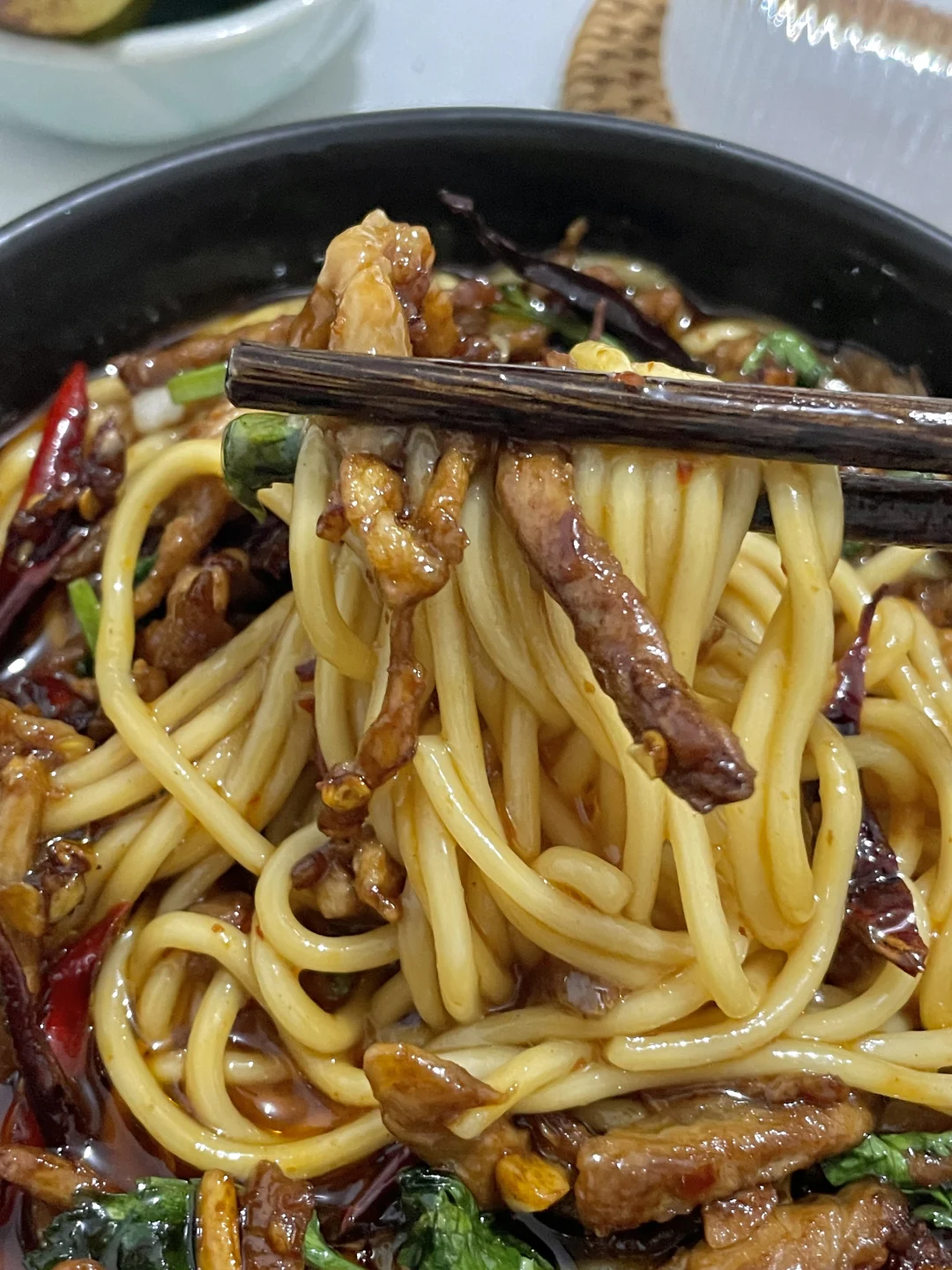 香辣肉丝面🍜太太太好吃啦