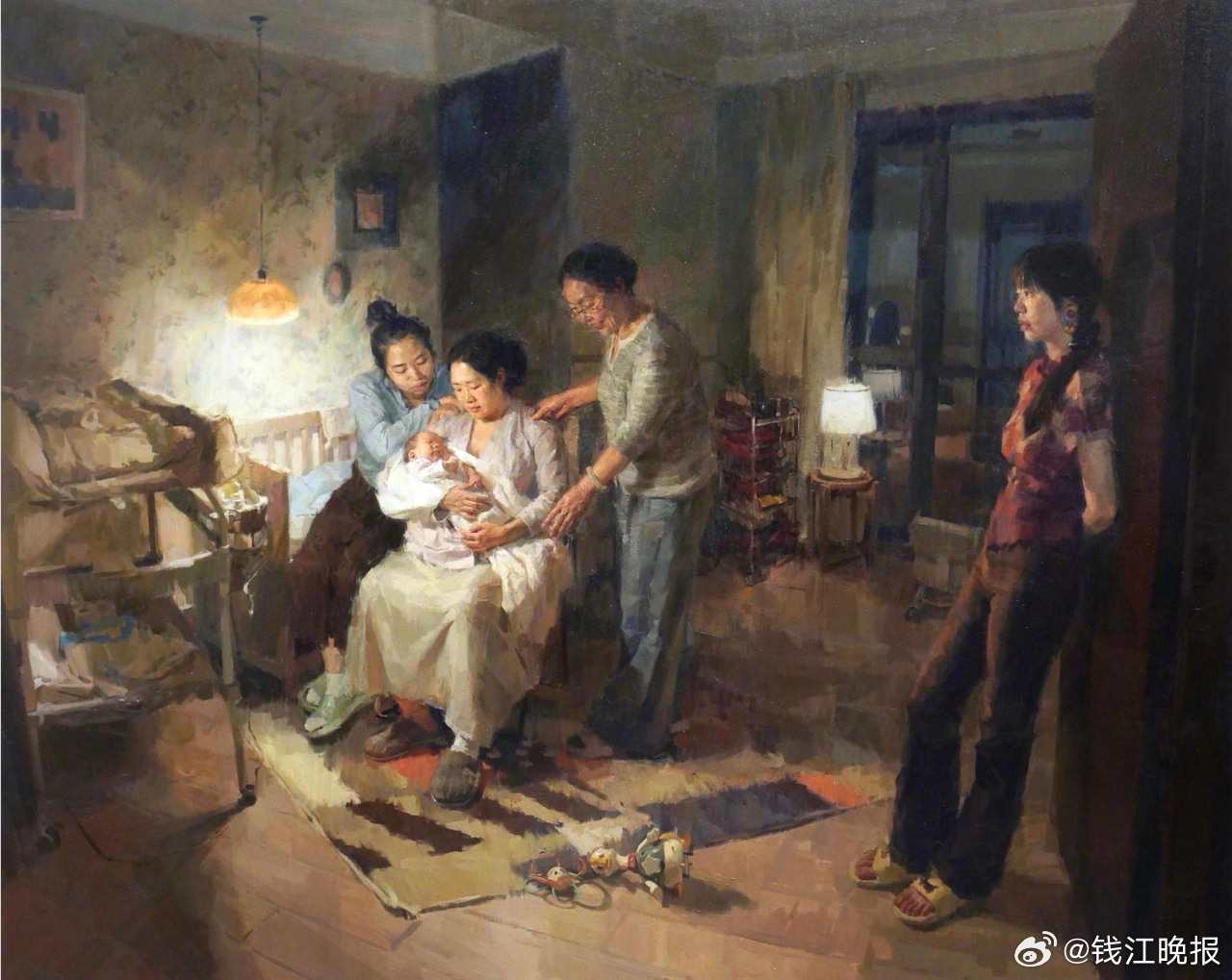 #国美毕业展三维动态数字作品太震撼#【国美毕业展上的“对话”：当艺术创作遭遇AI