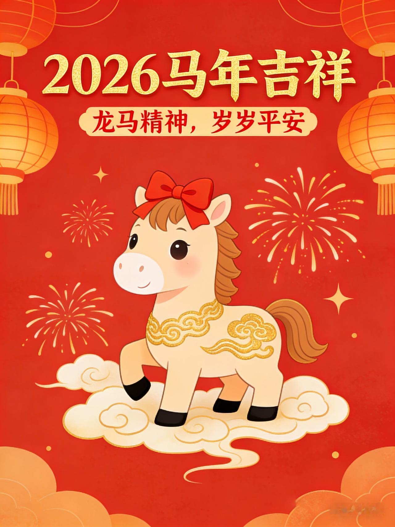 ㊗️丙午马年     岁岁安澜

乘骏马入青云，步履所至，皆是坦途！

马踏春泥